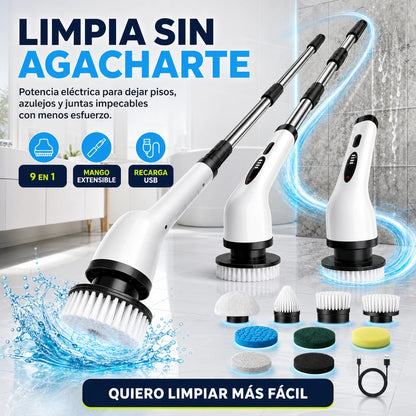 Cepillo Limpiador Eléctrico 9 en 1
