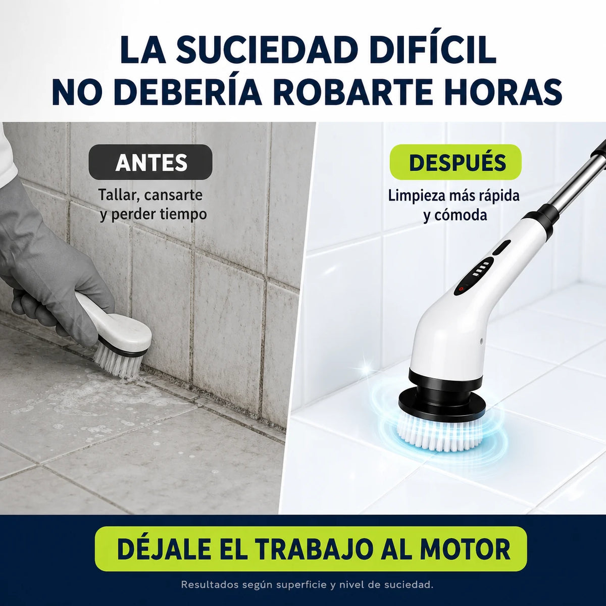 Cepillo Limpiador Eléctrico 9 en 1