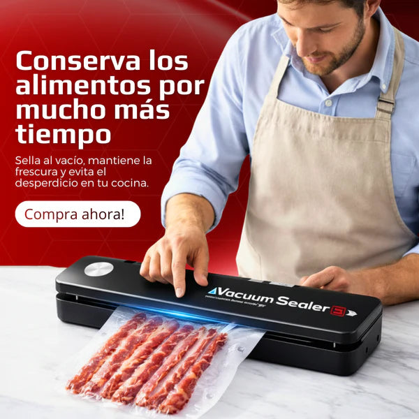 Selladora VacumSealer® + Bolsas de vacío incluidas GRATIS 🎁