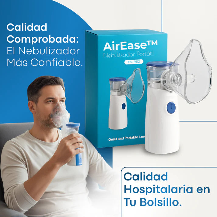AirEase™ Nebulizador Portátil - Compra 1 y Llévate 2 GRATIS