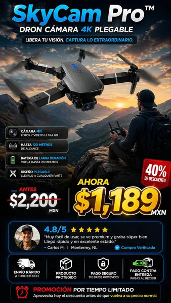 Dron Camara 4K Ultra Pro Max Drone